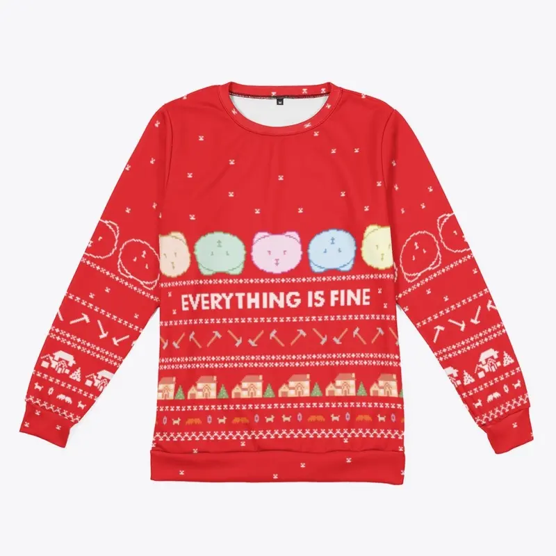 Everything is Fine Christmas Sweater